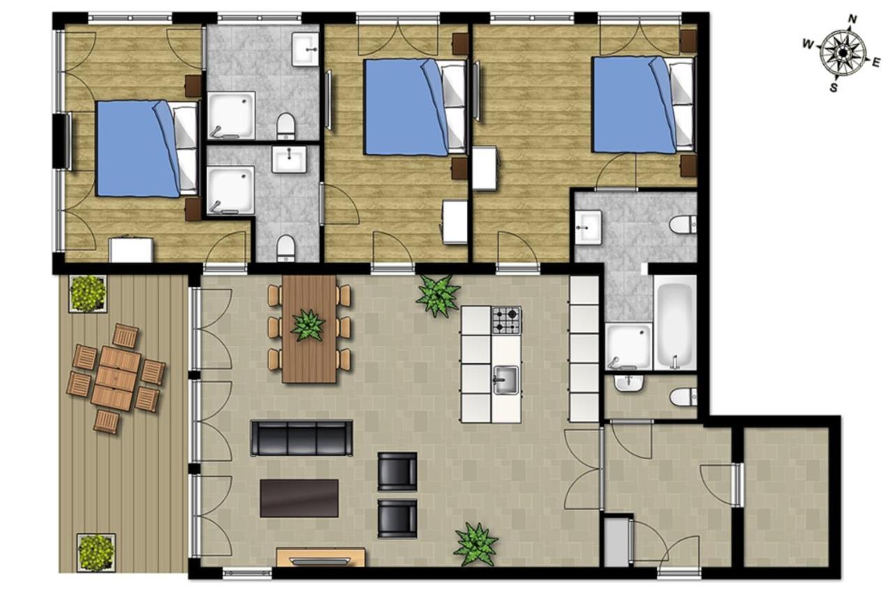 Dac50 Luxurious Apartment Domburg Exterior foto